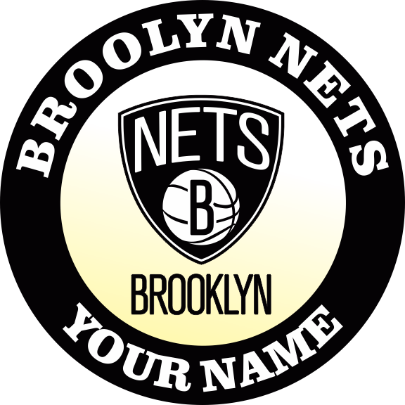 Brooklyn Nets Customized Logo vinyl decal